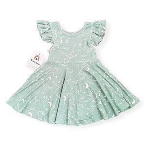 NEW Emerson and Friends Stargazer Baby Bamboo Twirl Dress NWT
